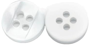 Bunte plattierte Harz-Hemdknöpfe für handgefertigte Dekorationen, Nähknöpfe, Blau, 9mm 30pcs