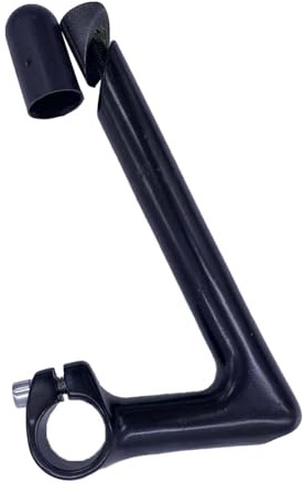 LOVIVER Mountain Road Fahrrad Schaftvorbau Schwanenhalsform Aluminiumlegierung Praktischer Vorbau Riser Fahrradvorbau Fixed Gear für Retro-Bikes