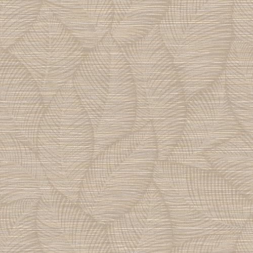 Rasch tapeter 866834 – fibertapet med blad i ljusbrun från Symphony-kollektionen – 10,05 m x 0,53 m (L x B):