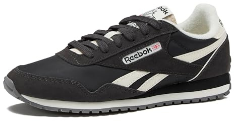 Reebok Women's Classic AZ Legacy Sneakers for Women, Casual Athletic Womens Shoes, Washed Black/Washed Black/Chalk, 8