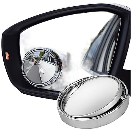 Rétroviseur d'angle mort, Rétroviseur de voiture rotatif à 360 degrés, petit rétroviseur rond, grande vision, assistance en marche arrière, rétroviseur d'angle mort, accessoires de voiture for rétrovi