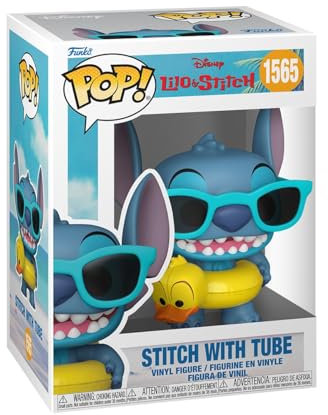 Funko Pop! Disney: L&S - Tuber Stitch - Lilo and Stitch - Vinyl-Sammelfigur - Geschenkidee - Offizielle Handelswaren - Spielzeug Für Kinder und Erwachsene - Movies Fans - Modellfigur Für Sammler