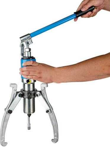 Kit estrattore idraulico 5T/10T/15T/20T – puleggia albero motore e separatore estrattore cuscinetto ruota – macchina da disegno tubo olio 3 in 1 – ganasce regolabili – pompa inclusa