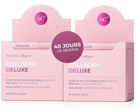 Swedish Collagen Deluxe Marin 12.500 mg, 40 doses de 25 ml