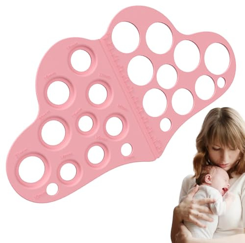 Nipple Ruler - Breast Pump Sizing Tool, Custom Fit Breast Pump Sizing Kit | Nipple Rulers for Flange Sizing Measurement Tool, Breast Flange Measuring Tool Breast Pump Sizing Tool for Baby