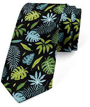BHHJKK Corbata moderna multicolor para hombre, Verde lima y azul cielo, Talla única