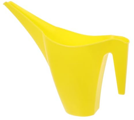 BESTonZON Gießkanne 1,8 l Für Zimmerpflanzen Und Garten Aus Robustem Pp Mit Langem Ausguss Ergonomischer Griff Gelb Praktische Bewässerung