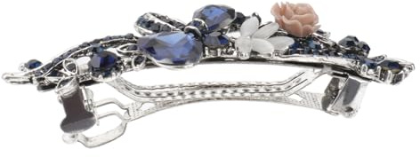 MERRYHAPY Forcine per Chioma a Molla Strass Cristallo, Set da 6 Fermagli da Donna e Ragazza, Accessori Chioma Decorativi per Acconciature Eleganti e Uso Quotidiano