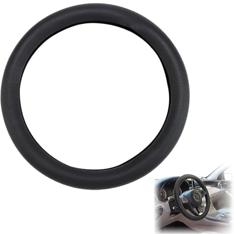 Funda de Volante de Coche Universal de Silicona Suave, 32-40 CM Cubierta del Volante del automóvil, Protector Volante Coche, Antideslizante y Fácil de Limpiar para Volantes