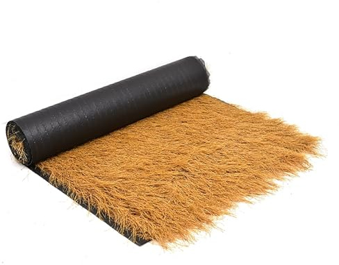Tetto di paglia artificiale in paglia sintetica per fai da te, materiale per tetto di palme per case e padiglioni stile hawaiano 1 x 20 m, durevole e resistente alle intemperie