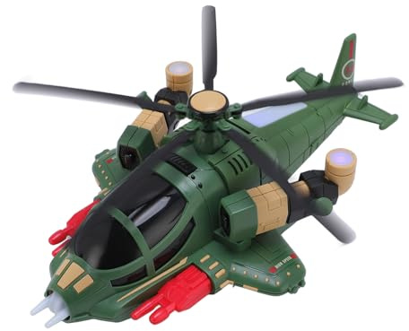 Aqur2020 Rotating Transforming Electric Airplane Toy, 360 Degree Mobility, Sound and Light Effects, ABS Material, Battery Powered, for Toddlers