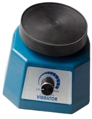 Plaque vibrante dentaire, table vibrante, vibrateur dentaire rond de petite taille (4 pouces), oscillateur en plâtre(Blue-60W-220V)