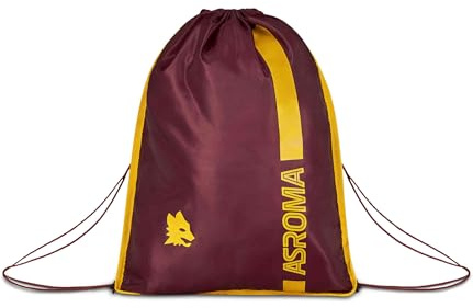 Seven Sakky Bag Roma, Rosso, Monoscomparto, Chiusura coulisse, Scuola, Sport, Viaggi, Bambini, Ragazzi e adulti, Calcio, Prodotto ufficiale