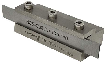 PAULIMOT Abstechstahlhalter, Schafthöhe 16 mm, mit HSS-Messer (8% Kobalt)