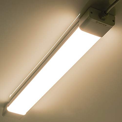 Anten Neon LED 120 cm (1 Pack), 36 W, 3600 lm, Warmweiß, 4000 K, Röhre, Leiste, IP65, Wasserdicht, Deckenleuchte für Werkstatt, Unterboden, Büro, Hobby, Scheune, Großgeschäft