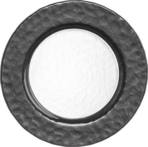 Sottopiatto nero Ø 340 mm 515/34 KAYA uovo vetro