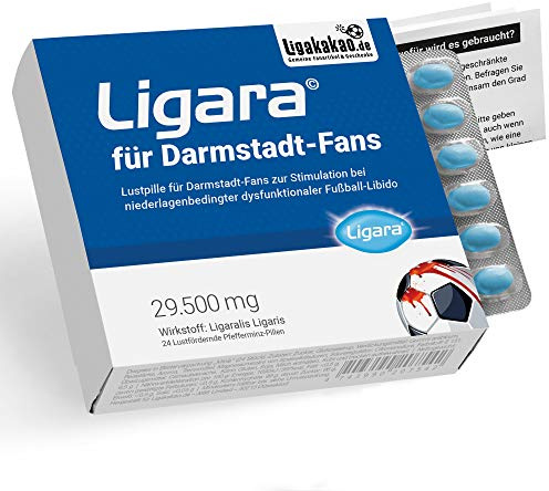 Ligara® für Darmstadt Fanartikel Geschenk Geburtstag Fans (1x Einzeldosis) Männergeschenke by Ligakakao.de