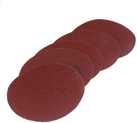 PROFI Schleifscheiben Ø125 mm ungelocht P80 – Klett Schleifpapier ohne Loch für Exzenter – Premium Schleifblätter für Holz & Metall (P40-P1000 wählbar) (100 Stück)