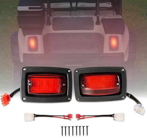 Panglong Club Car DS led Tail Lights, Golf Carts LED Rear Taillights (2 Pcs), Suitable for 1982-Up Club Car DS and Yamaha G14, G16, G19 G22 Golf Cart, Replace OEM# 1017035 (2 Pcs)