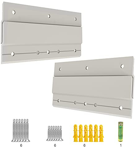 Z-Klemmen zum Aufhängen von französischen Schienen Bilderaufhänger-Hardware-Kit Wandhalterung ineinandergreifende Wandhalterung zum Aufhängen von Spiegeln Paneelen Regalen Kopfteilen Kunstrahmen