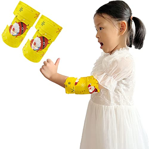 Heyshapeing Pollice succhiare STOP per bambini (età 1-7) STOP dito succhiare evitare abitudini mano-faccia guardia pollice per bambini e bambini pollice succhiare guanto (Small(2pcs))
