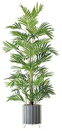 PIAOLING Übernatürlicher Simulationsbaum Künstliche Areca Palmpflanze, Blätter Faux-Palme im Topf for Innen-Innen-Dekoration, perfektes Hauswarming-Geschenk Hauptdekoration im Freien (Größe : 163cm)
