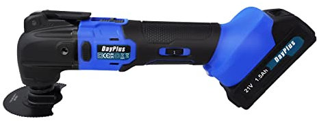 Oszillierende Schleifschleifer Scraper Cutter Multi-Tool Sägeblätter mit Batterieladegerät 300W oszillierende Multi-Tool mit Zubehör Kit, 6-Speed Oszillieren, 4° Oszillationswinkel