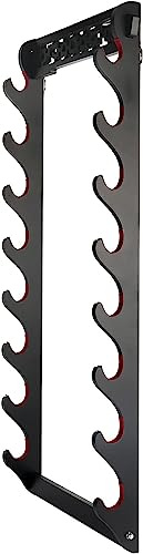 Dfdvye Schwerthalter Katana Wandhalterung 8 Tier Samurai Schwert Display Rack Wand Wakizashi Tanto Wandaufhänger Schwert Rack Schwert Stand Display