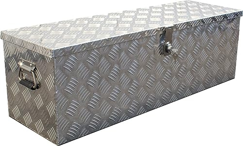 as - Schwabe Transportkiste für EnergyTube XL- Transportbox 1000 x 320 x 320mm - Alu-Riffelblech - Schaumstoffeinlage - Gasdruckfeder - Aufbewahrungskiste abschließbar - Lagerbehälter, 46243