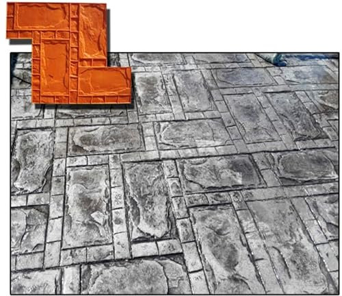 Molde de hormigón impreso imitacion Ladrillo - Moldes Hormigon Impreso Tematización (FLEXIBLE, ANTEQUERA 97x97 cm)