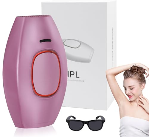 Desing Wish IPL Haarentfernungsgerät Geräte Haarentfernung Laser Dauerhafte Haarentfernung Laser Haarentferner Hair Removal mit 5 Energiestufen 2 Modi Ipl Gerät für Damen Frauen Achseln Beine Körper