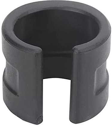 Drfeify Anneau de protection pour fourche avant de vélo - Anneau de protection de chaîne de vélo de route en caoutchouc - Anneau de protection de fourche avant pour l'extérieur (noir)