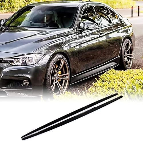 THOMIX Auto Seitenschweller für BMW 3 Series F30 M Tech 2012-2018 M Sport 320i 325i 328i 330i 335i, Seitenschweller Splitter Lip Winglet Diffusor, Auto Seitenrock, Trittbretter Seitenschweller