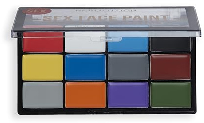 Revolution Beauty, Palette de Maquillage Creator SFX, 12 Crèmes à Mélanger et Modulables, Maquillage d'Halloween à Effets Spéciaux