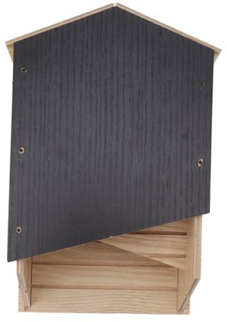 Handgefertigter Doppelkammer-Fledermaushaus-Bausatz aus Holz | Wetterfester und Winddichter Fledermausschutz | Ideal für die Installation Im Freien, Im Garten, auf der Terrasse