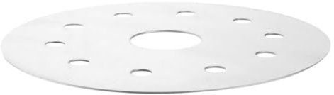 MOLUCKFU Wärmeleitplatte aus Edelstahl Kochfeldkonverter Wärmeverteilerplatte induktions-adapterplatte induktionadapterplatten Adapterplatte für Induktion Haushaltswärmeleitplatte Silver