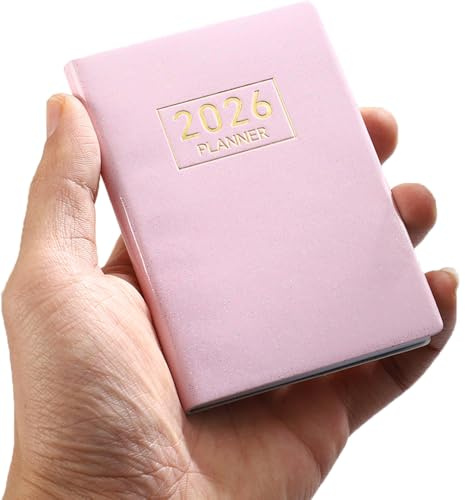 ZELAITE Terminplaner 2026 A7, 2026 Planer, Januar 2026 - Dezember 2026 Wochenplaner, Klein und leicht, einfache Organisation des täglichen Lebens – Planer 2026 (F)
