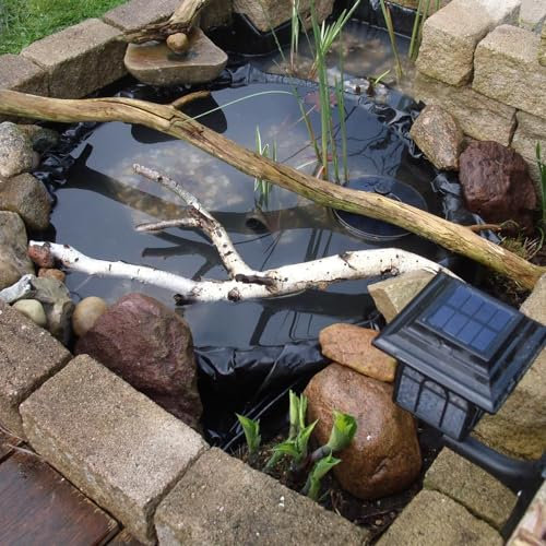 Flexible Wasserfall- und Bachlauf-Teichfolie für Gartenwasserspiele, langlebige Fischteichfolie, 8 x 8 m