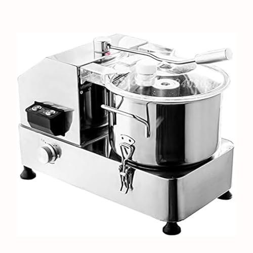 GHRERTX Electric Cutter Mixer,6L/9L/12L Commercial Food Processor Multifunctional Electric Vegetable Cutter Food Grinder,Heavy Duty Vegetable Meat Chopper,for Meat Vegetable Fruit(12L)