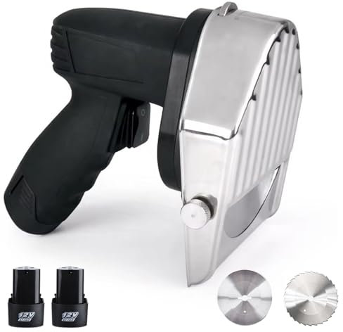 Trancheuse À Kebab Électrique, Couteau Shawarma sans Fil 80 W, Trancheuse À Viande pour Barbecue Électrique, Couteau À Doner Kebab Automatique, Épaisseur Réglable de 0 À 8 Mm, pour Shawarma