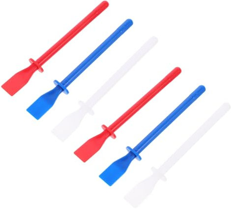 Hemobllo 6pcs Versatile Glue Spreader Tool for Leather Craft DIY Flexible Smear Glue Stick Painting Supply Handheld Tool for Crafts