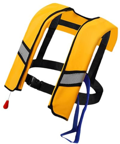 Giubbotto di salvataggio, giubbotto di salvataggio per adulti per il nuoto | Giubbotto salvagente classico - Giubbotto salvagente per adulti in nylon Gonfiaggio automatico, Giubbotto salvagente portat