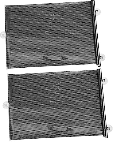 SEWOART 2piezas Cortinas Parasol para Ventanas y Tragaluces Cortinas Ventosa Protectoras Solares para Cocina Resistentes al Desgaste Clavos