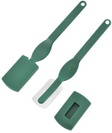 Couteau à Pain 3 Pièces en Acier au Carbone pour Marquage et Découpe | Poignée Verte, Outils de Boulangerie pour Pousse de Pâte, Usage Maison et Atelier