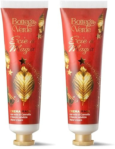 Bottega Verde - Scie di Magia, Crema mani, 30 ml, con note di Cannella e Spezie natalizie (Confezione da 2)
