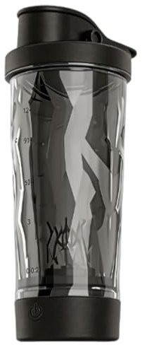 SGZIOO Shaker Proteinas, Shaker Electrico y Automático 600ML, Antifugas y con Escala de Medición, Agitador para llevar, Vaso Mezclador Proteinas de Caffè, Tè, Cioccolata CaldaLatte, Cacao, 7500rpm