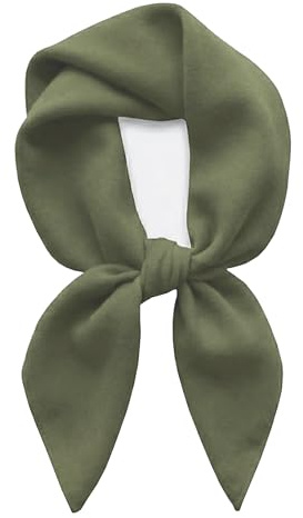 TigerTie Damen Nickituch Halstuch in einfarbig Uni - Weiches Tragegefühl - Tuchgröße 60 x 60 cm - 100% Baumwolle
