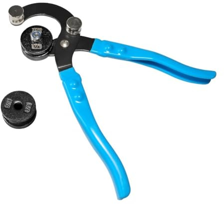 Generchin Kit D'Outils de Cintrage de Tuyaux de Frein Manuel 4-En-1, Ensemble D'Outils de Cintrage de Lignes de Frein Manuel 4-En-1 pour Tuyaux en Cuivre, Aluminium et Acier Inoxydable.