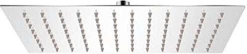 vidaXL Soffione Acciaio Inox Miscelatore Pioggia 20x30 cm Rettangolare Doccia