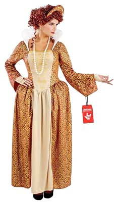 Fun Shack Deguisement Reine Tudor Femme, Costume Tudor Halloween Femme | Robe, Bandeau, Poignets & Collier, Look Royal Historique, Parfait pour Halloween, Idéal pour se Déguiser